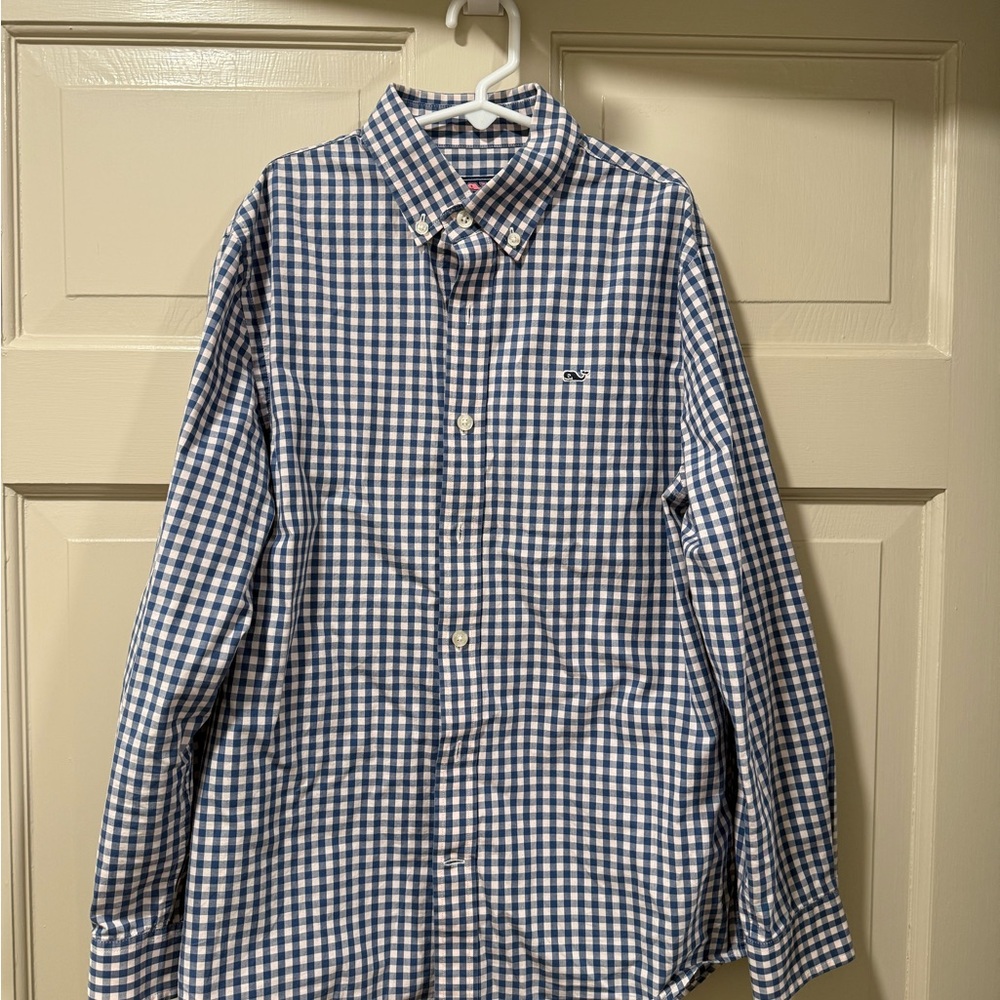 Navy & Pale Pink Buttondown